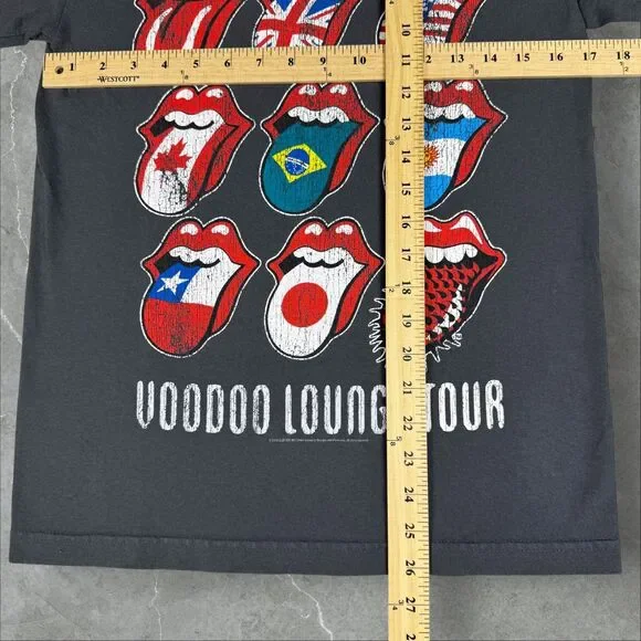 The Rolling Stones 94/95 VooDoo Lounge Tour Y2K Reprint Tongue and Lips - Small - Picture 6 of 7